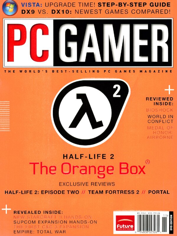 PC Gamer US   Issue 167 (November 2007) cover